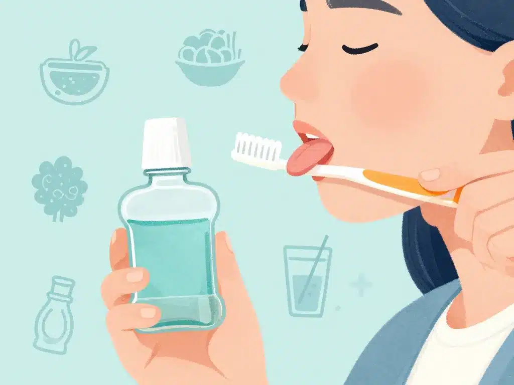 bouton sur la langue gestes apaisants