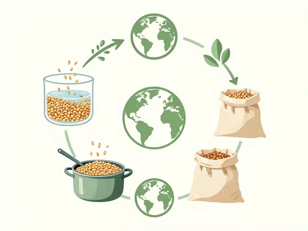 Diagramme consommation responsable céréales