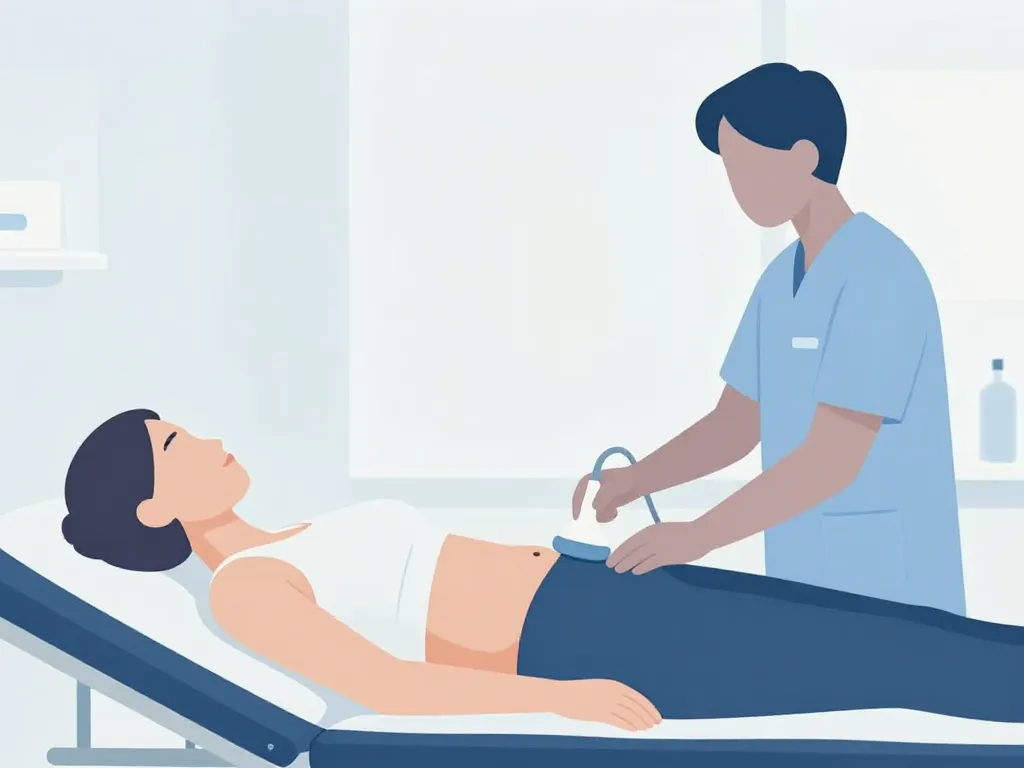 echographie abdominale deroulement preparation examen