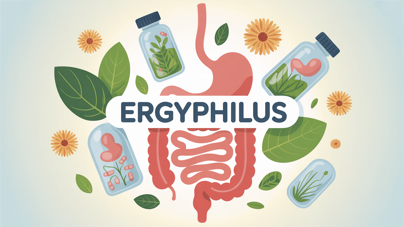 Illustration Ergyphilus probiotiques et équilibre du microbiote