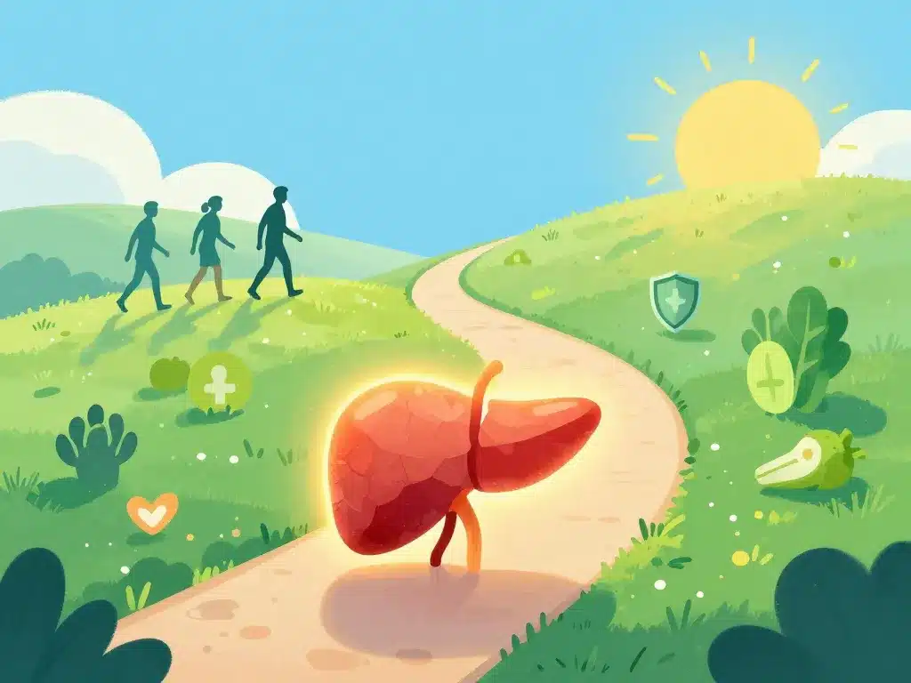 Illustration chemin santé esperance de vie apres pancreatite aiguë