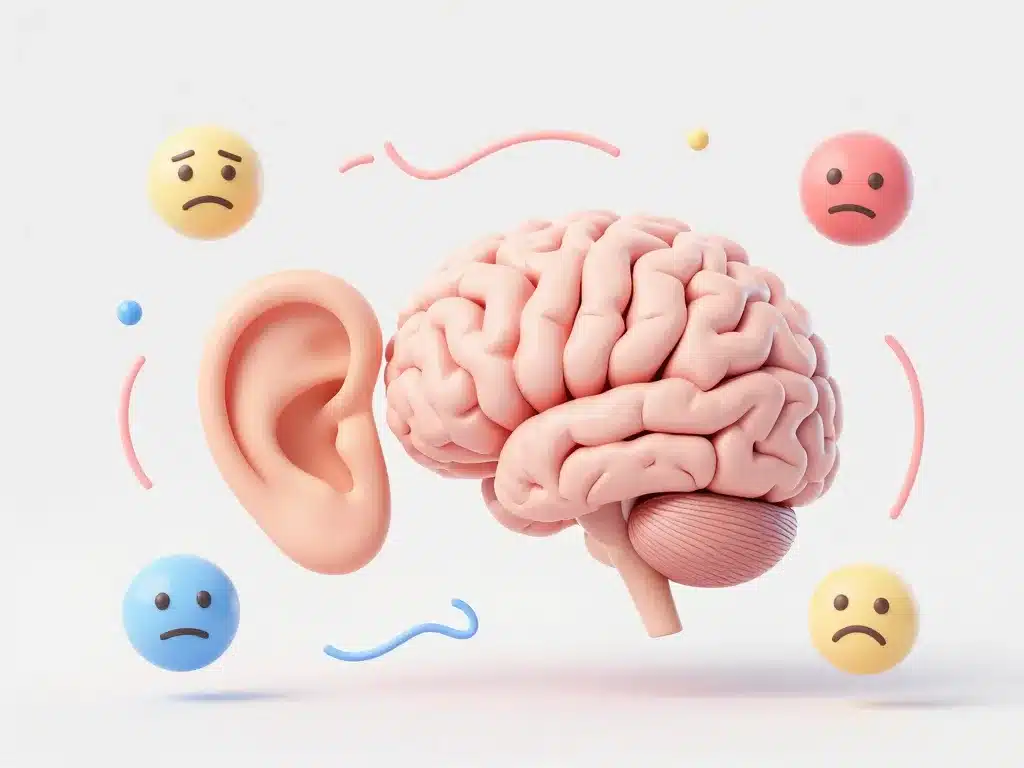 j'ai guéri des acouphènes diagramme oreille cerveau