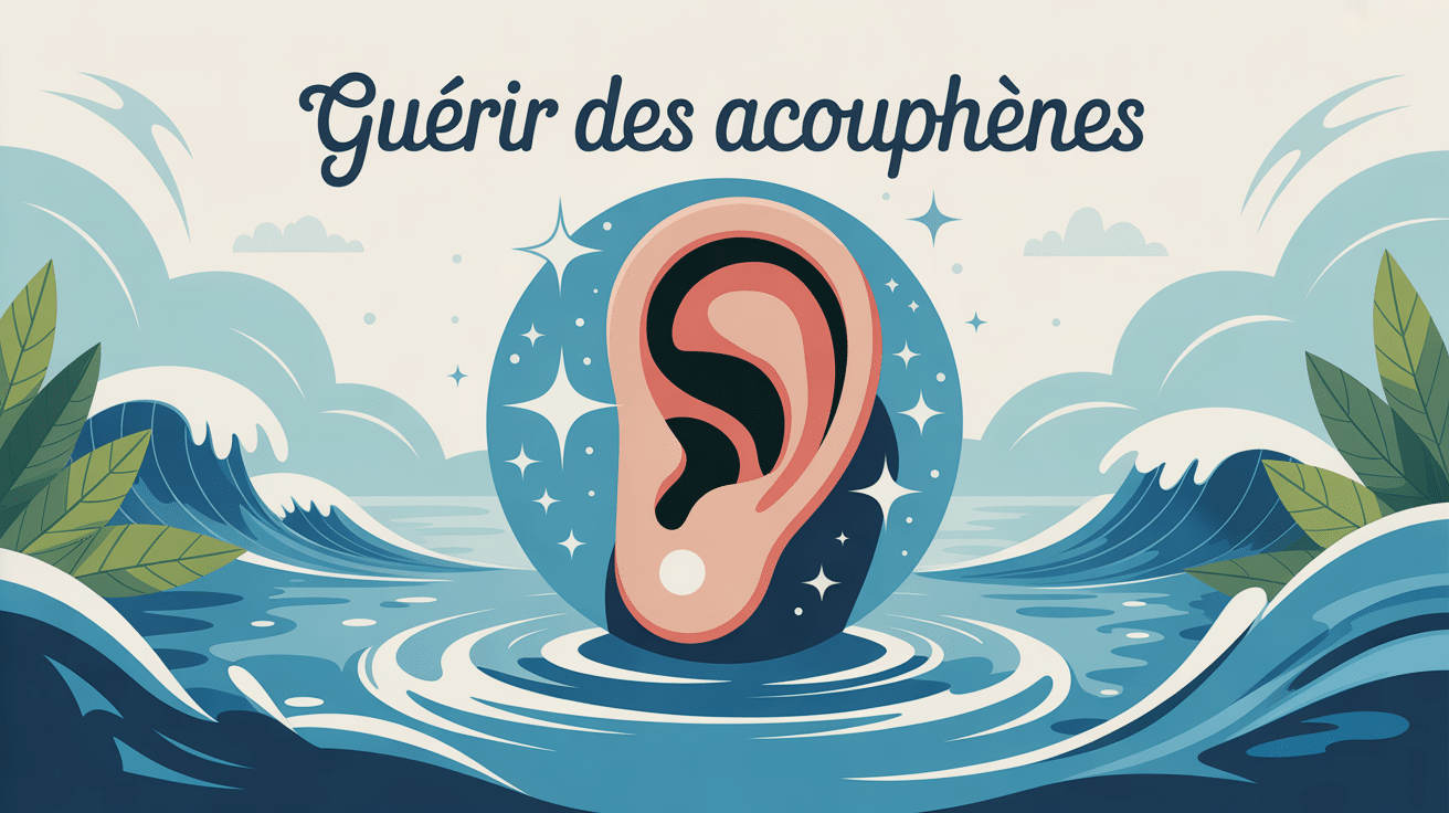j'ai guéri des acouphènes image conceptuelle ambiance sereine