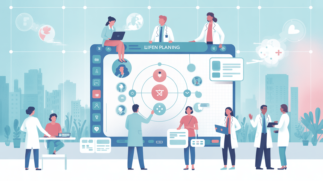 Illustration lifen planning coordination rendez-vous professionnels santé