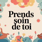 prends soin de toi illustration bien-être personnel moderne