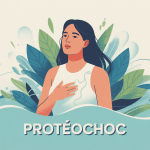 Illustration proteochoc soutien après choc physique émotionnel