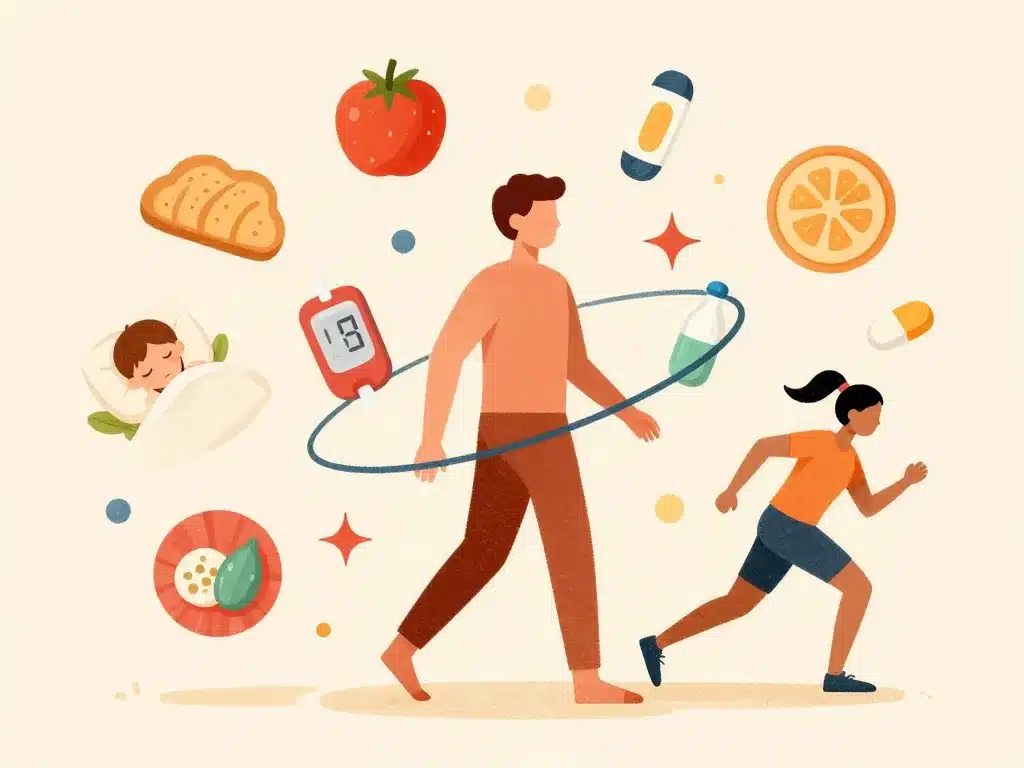 illustration facteurs taux de glycémie tableau