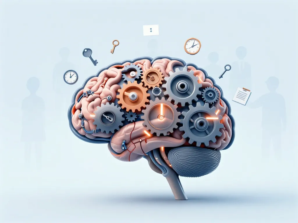 Concept diagnostic TDAH adulte symptômes attention