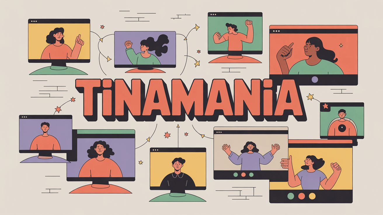 Illustration de la communauté tinamania connectée