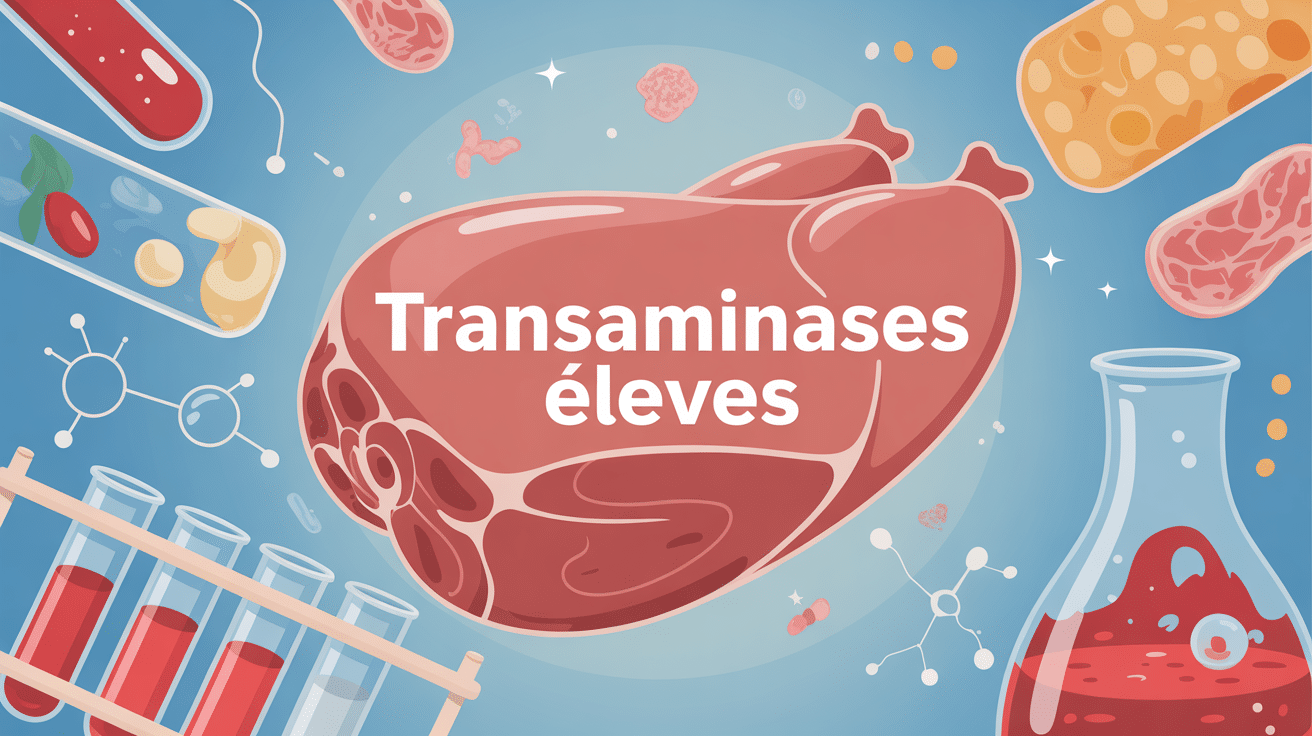 Illustration transaminases élevées quand s'inquiéter sur la santé du foie