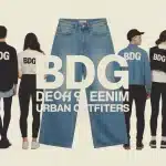Illustration BDG denim Urban Outfitters mode urbaine contemporaine