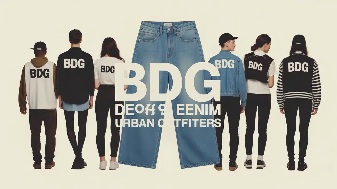 Illustration BDG denim Urban Outfitters mode urbaine contemporaine