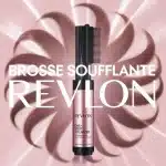 Brosse soufflante Revlon avec cheveux volumineux et brillants