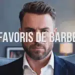 Visage masculin avec favoris de barbe taillés élégamment