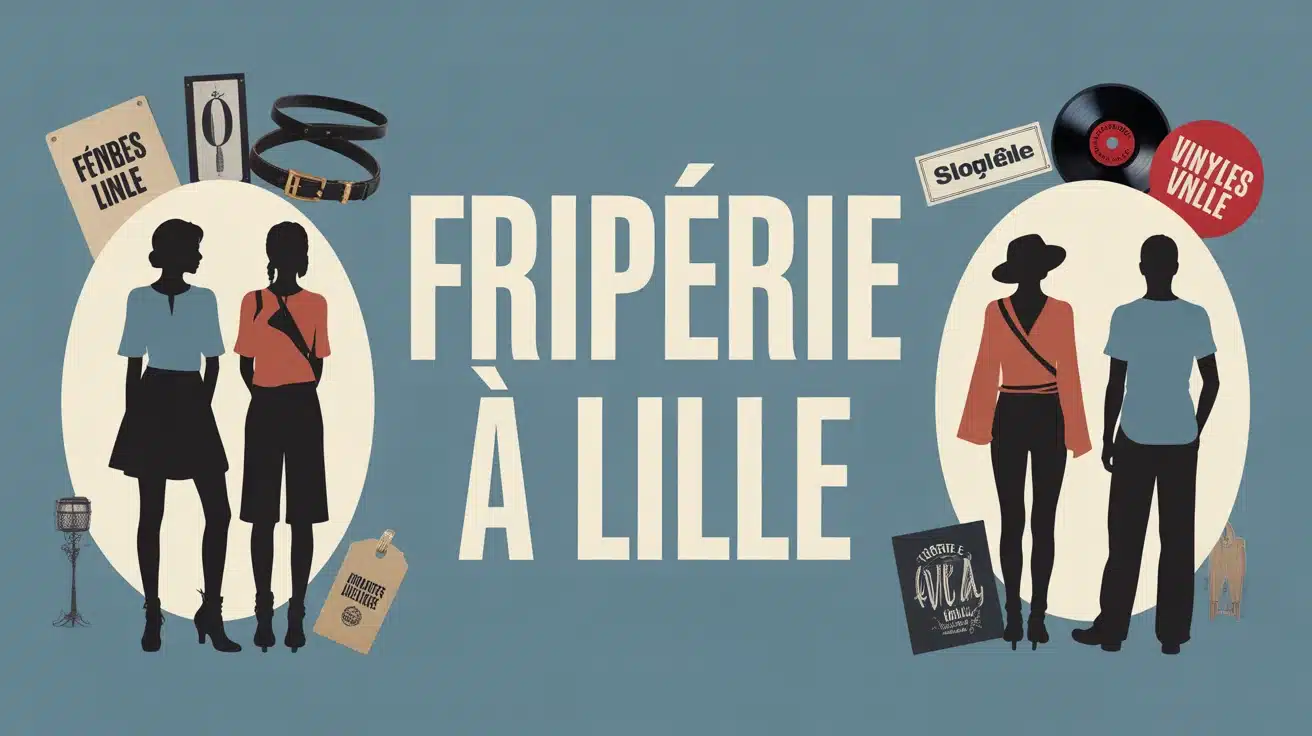 illustration friperie à Lille mode vintage urbaine