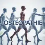 équilibre du corps en ostéopathie vectoriel