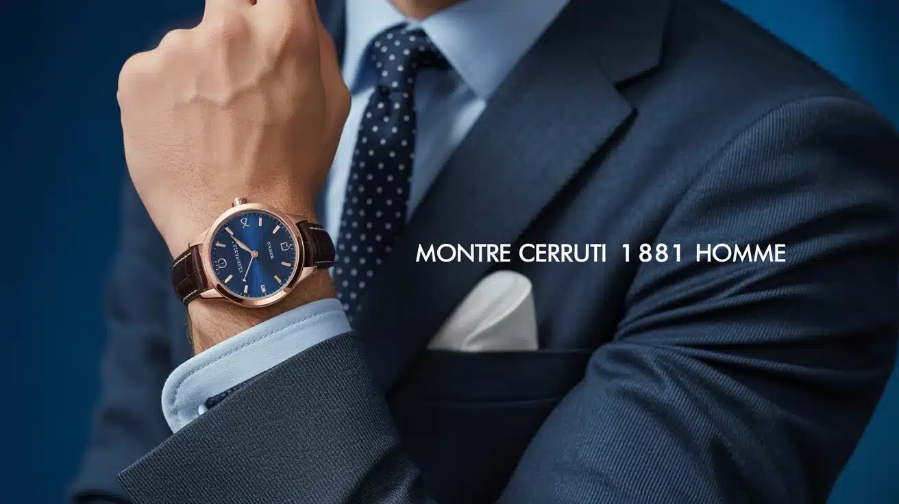 montre Cerruti 1881 homme élégante au poignet d un homme moderne