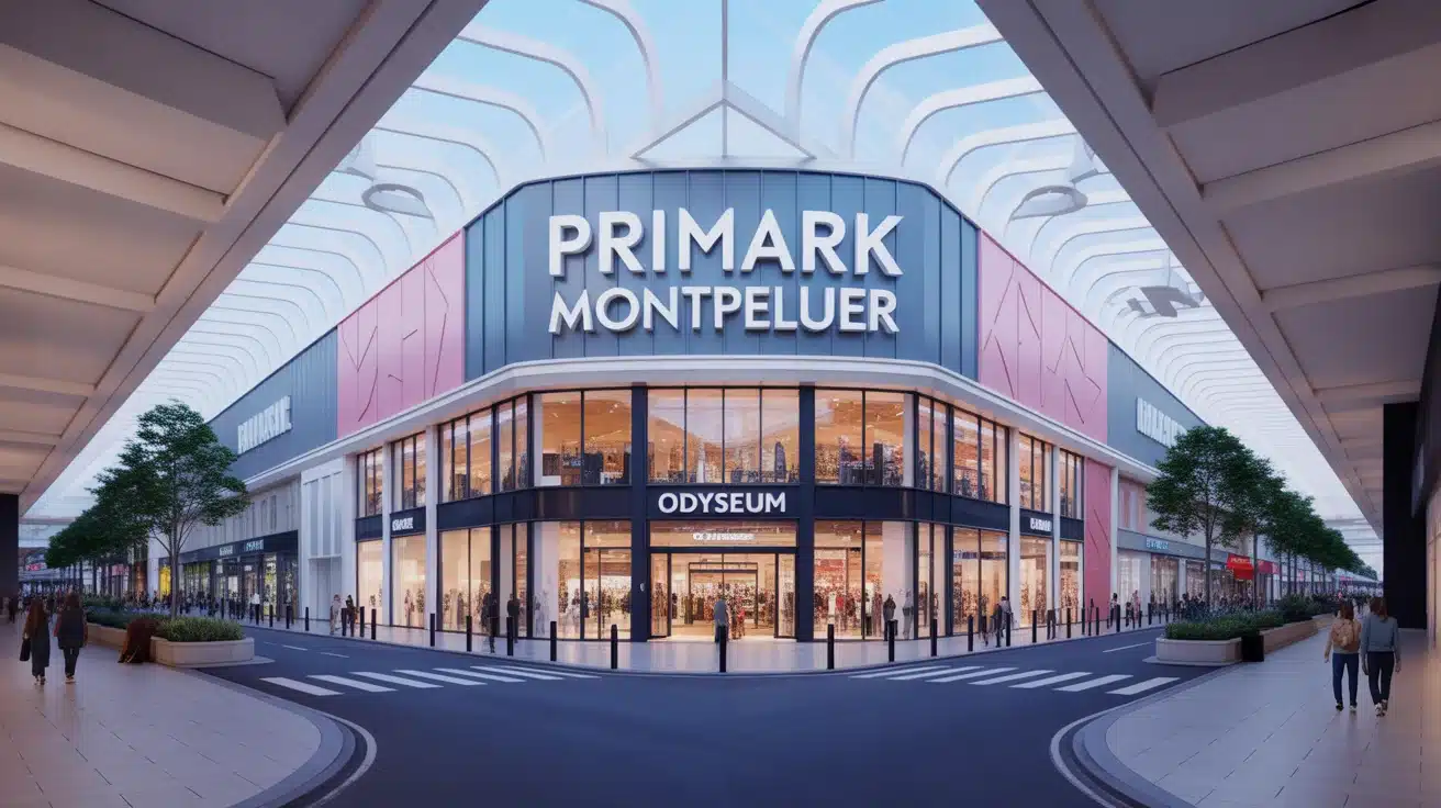Magasin Primark Montpellier Odysseum moderne et lumineux