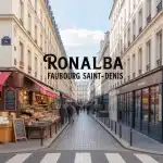 Illustration evolution Ronalba Faubourg Saint Denis