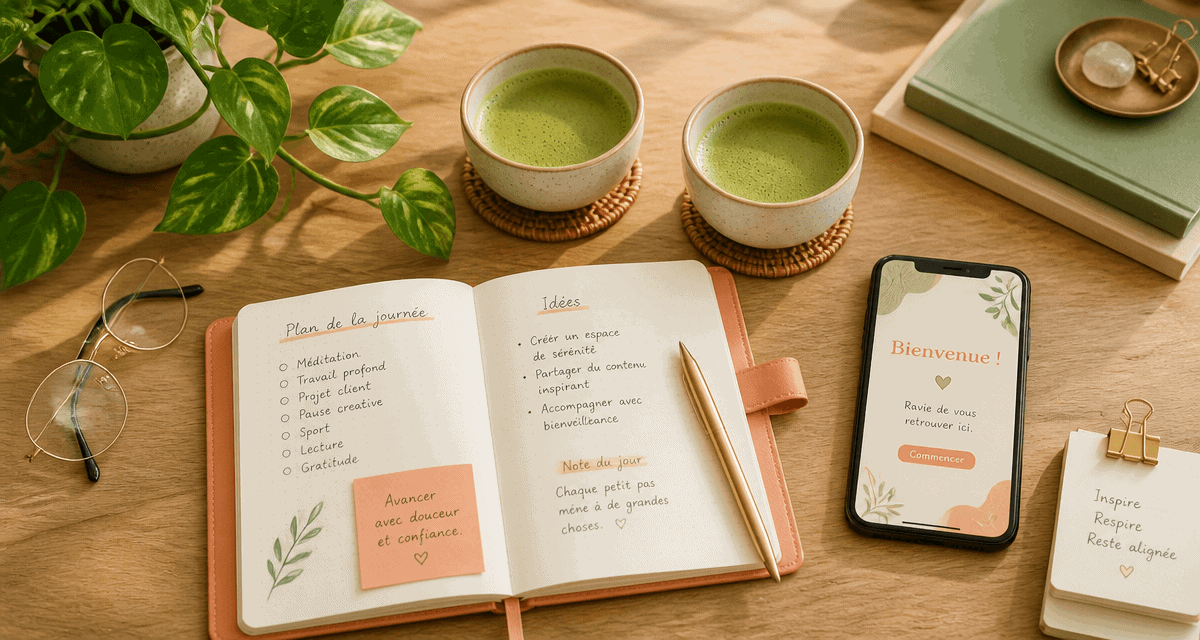 bureau flat-lay aisance relationnelle