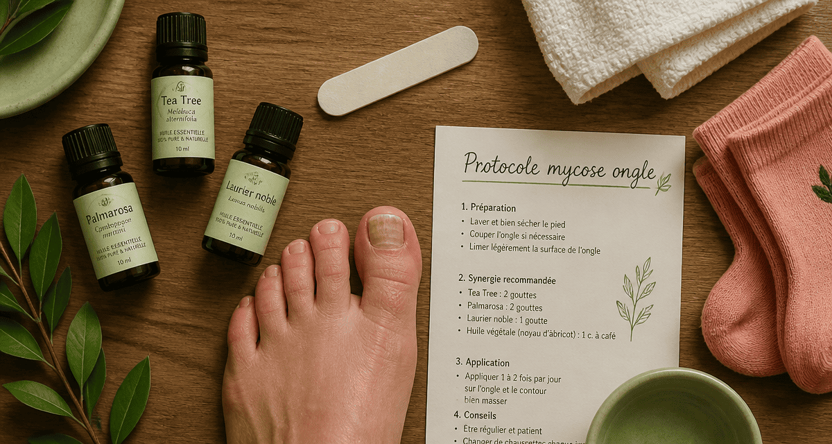 huile essentielle mycose ongle pied avis sur pied nu et flacons