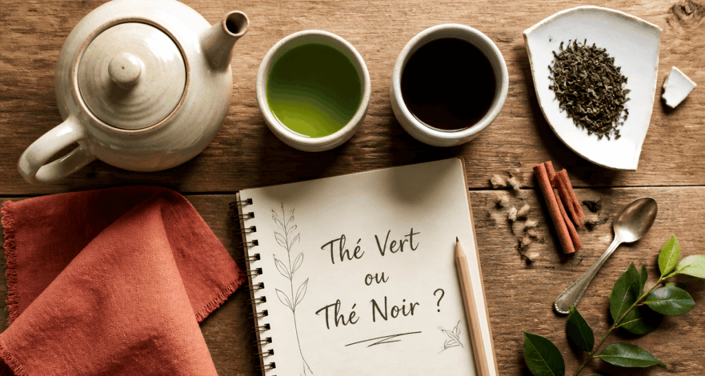 Thé noir ou thé vert : les clés pour choisir selon vos besoins en énergie et santé