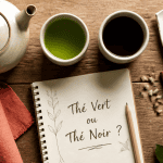 the noir ou vert theiere tasse degustation