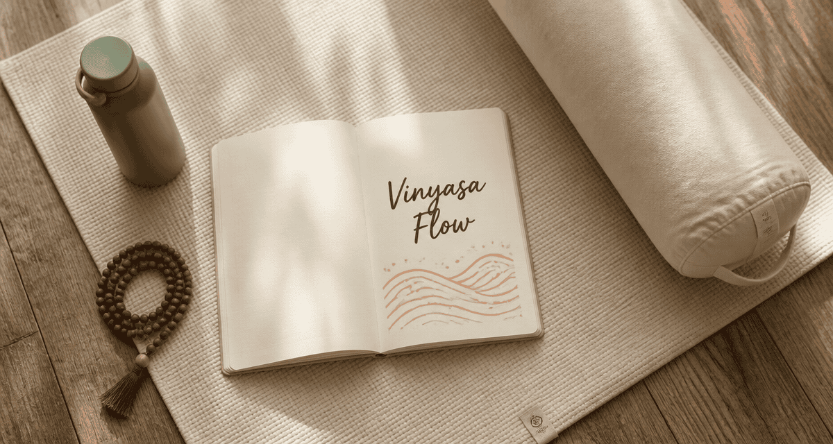 vinyasa yoga carnet tapis accessoires