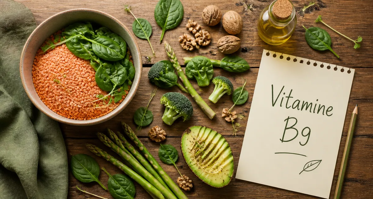 a quoi sert la vitamine b9 aliments et sources