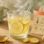 Boire jus de citron le matin : eau citronnée tiède à jeun
