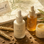 Bienfaits vitamine e pour la peau : sérum crème et huile visage antioxydants