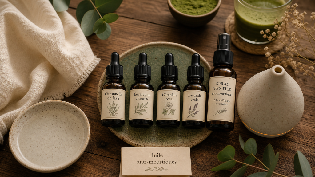 Citronnelle de Java, eucalyptus citronné et dilution à 10 % : quelles huiles essentielles contre les moustiques ?