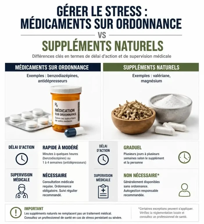 Comparatif des solutions pour calmer les nerfs : médicaments sur ordonnance et alternatives naturelles