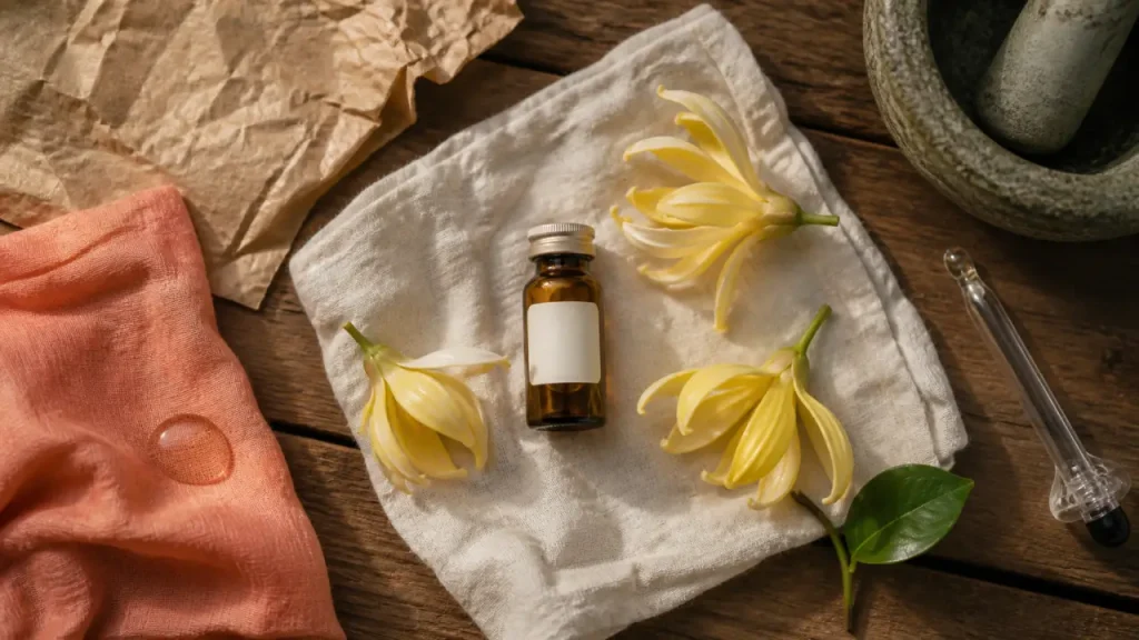 Huile essentielle d’ylang-ylang : calmer le mental sans saturer l’odorat