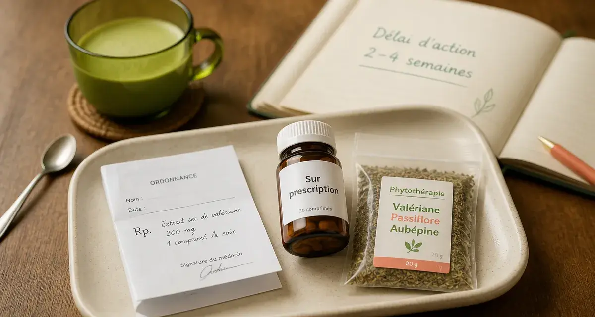 Medicament pour calmer les nerfs : phytothérapie (valériane, passiflore, aubépine) et traitement de fond