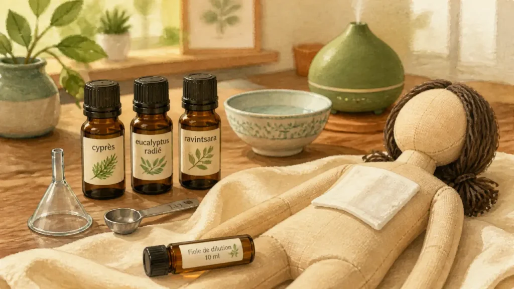 Toux sèche ou grasse : quelle huile essentielle choisir et comment l’utiliser sans irriter ?