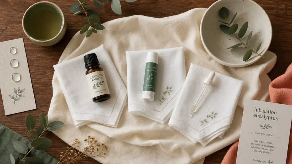 Nez bouché : eucalyptus radié, menthe poivrée ou ravintsara, quelle huile choisir sans risque ?