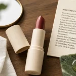Rouge à lèvres bio que choisir : étui beige, étiquette INCI et huile végétale