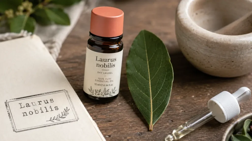 Huile essentielle de laurier noble : usages cutanés, diffusion et voie orale à dose contrôlée