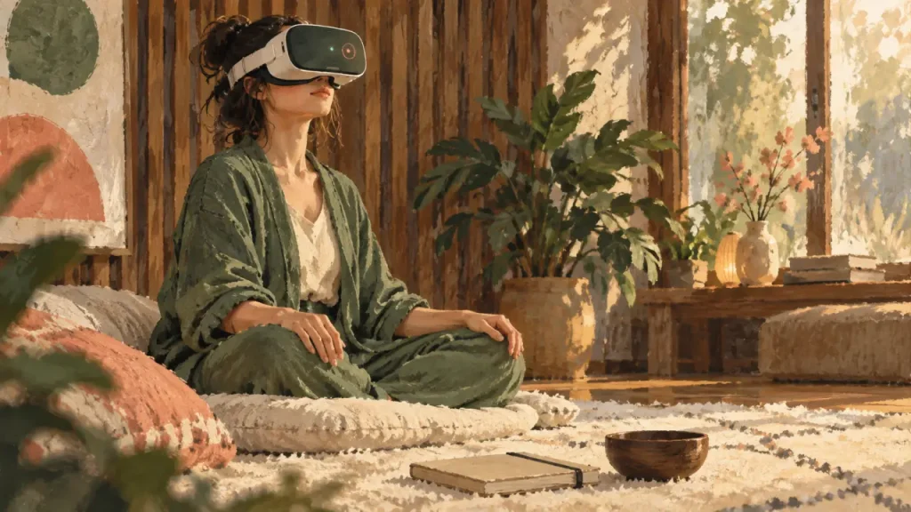 La méditation VR apaise l’esprit, à condition de garder des repères simples