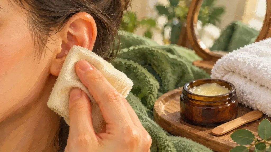 Eczéma de l’oreille : un remède de grand-mère sur la peau, jamais dans le conduit