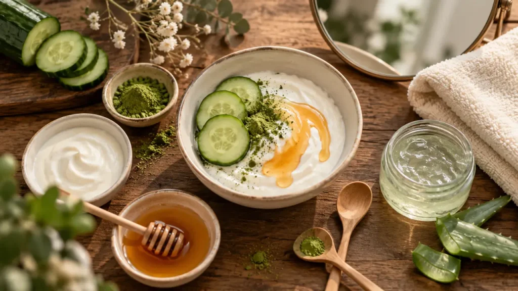 Masque visage hydratant maison : 4 recettes fraîches pour une peau souple