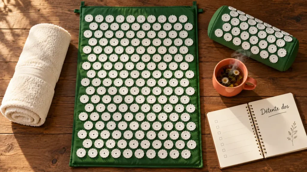 Tapis d’acupression : quels bienfaits réels pour le dos, le stress et le sommeil ?